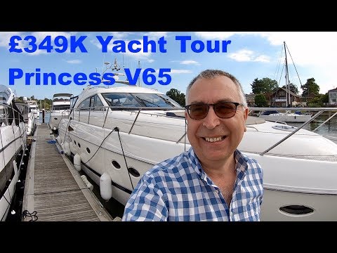 £349K Yacht Tour : 2001 Princess V65