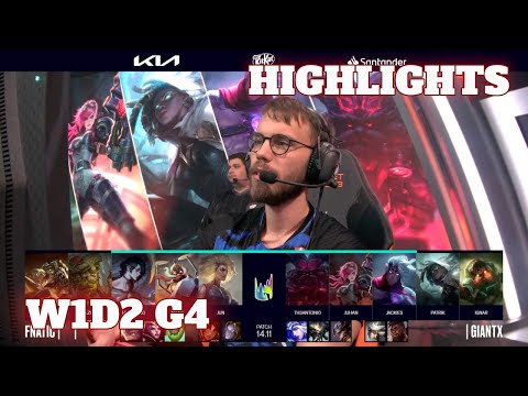 FNC vs GX - Highlights | Week 1 Day 2 LEC Summer 2024 | Fnatic vs GIANTX W1D2