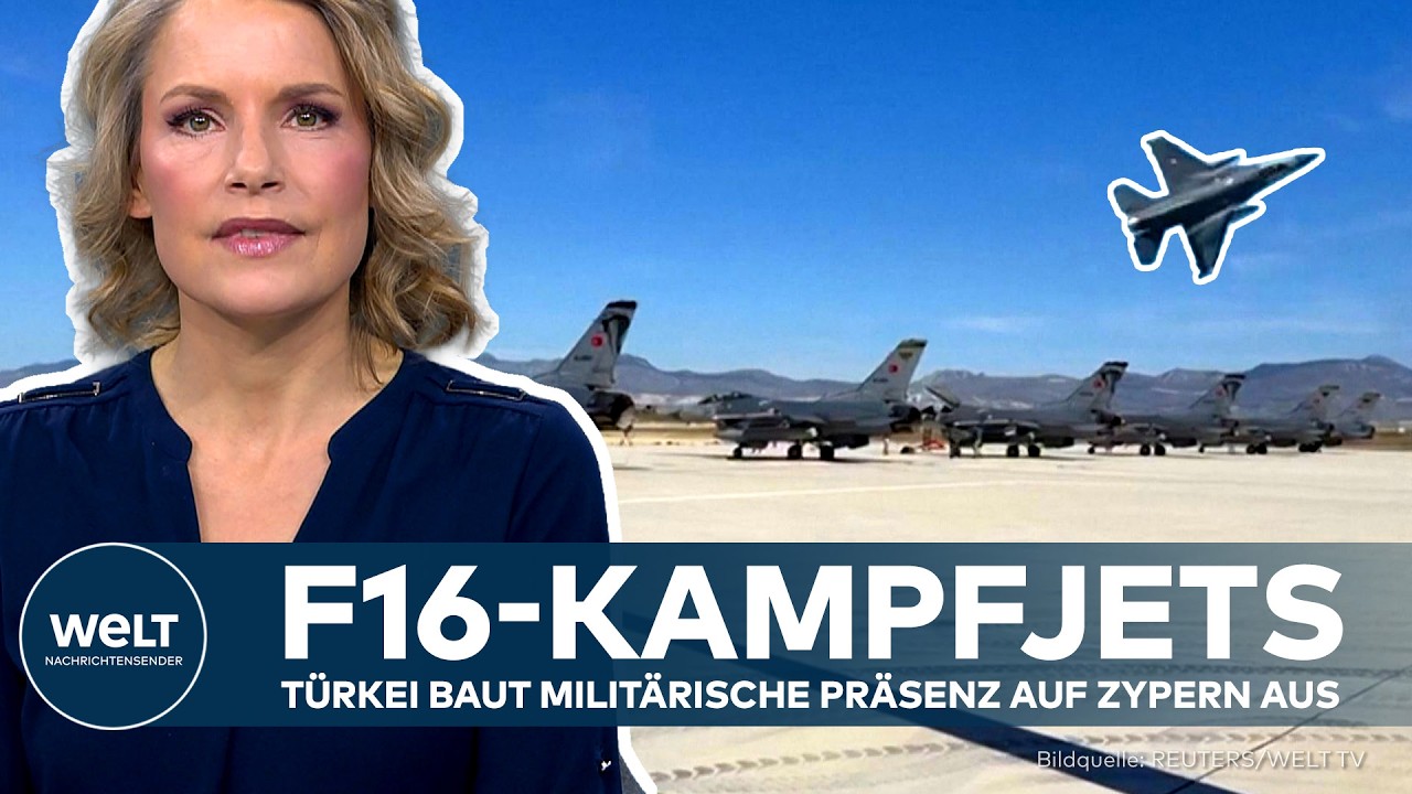 ZYPERN: Türkei stationiert F16-Kampfjets im östlichen Mittelmeer – andere EU-Länder ziehen nach
