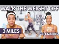 3 MILE Full Body Calorie Killer (Burns over 500 Calories) Low Impact, No Equipment| growwithjo