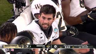 NCAAF 2022 Union Home Mortgage Gasparilla Bowl - Wake Forest Demon Deacons vs. Missouri Tigers