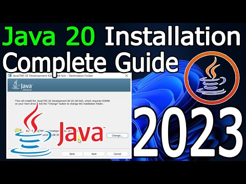 How to Install Java 20 on Windows 11 [ 2023 Update ] JAVA_HOME, JDK installation Complete Guide