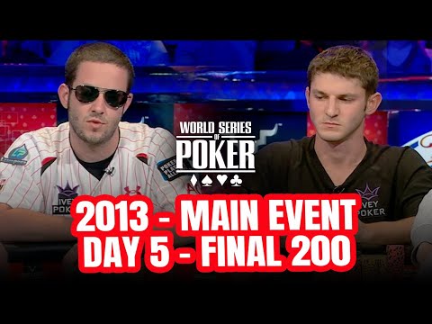 World Series of Poker Main Event 2013 - Day 5 with Greg Merson & Jonathan Jaffe