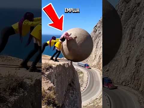 Rumi Le Tiró Una Roca Gigante Al Camión De Jinu 🙀 #humor #kpop