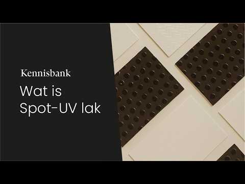 Wat is Spot-UV lak?