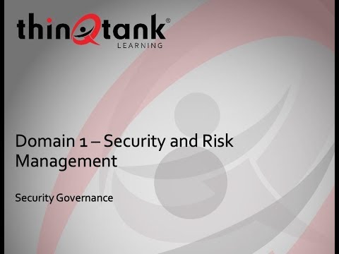 thinQtank Learning Training Camp - ISC2 CISSP (Security Governance)