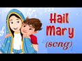 Hail Mary Song Hail Mary Prayer Hail Mary Hail Mary Full Of Grace Hail Mary Prayer For Kids