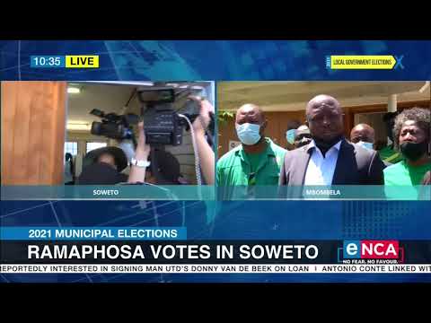 Ramaphosa, Mabuza cast their votes
