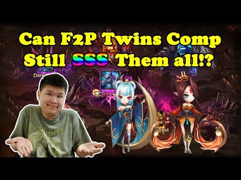Summoners War - How To Still Get SSS For All Rift Beasts With The Twins. Recyclable Team, No Nat 5!