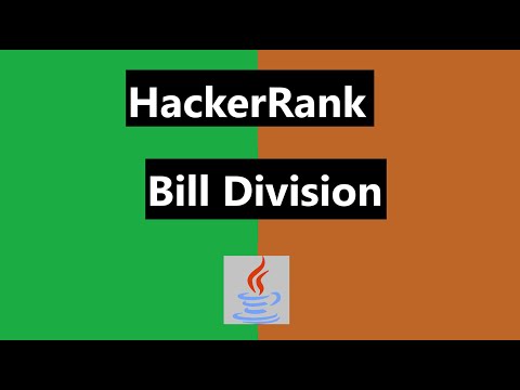 Bill Division Hackerrank Solution In Java 8 Hackerrank Algorithms