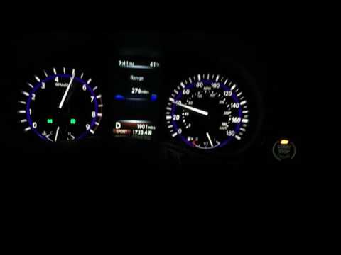 2017 Infiniti Q60 Twin Turbo 3.0L 300 HP V6: 0-60