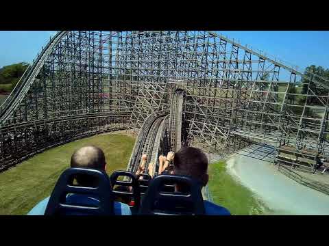 Timber Wolf at Worlds of Fun Back Row POV