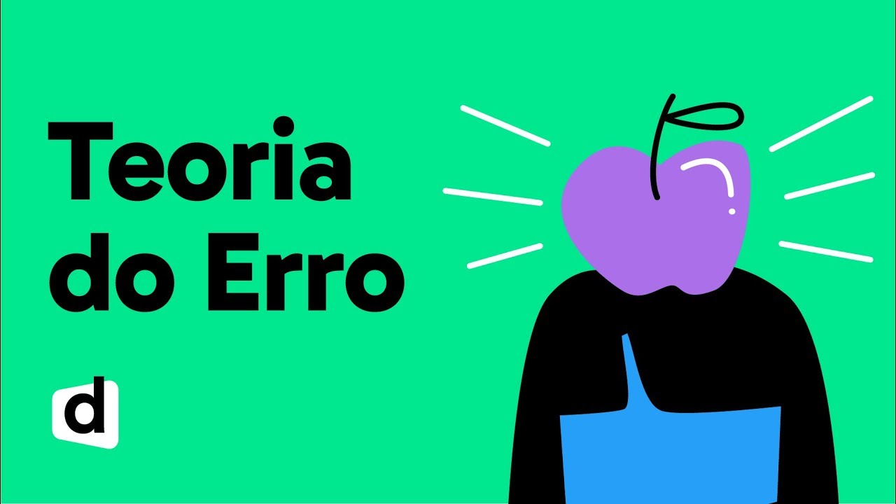 TEORIA DO ERRO | DIREITO PENAL | QUER ENTENDER DIREITO? | MAPA MENTAL