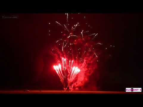 SCF9901 - 100s 30mm Red Coco w White Strobe & Red,Green,Blue Mines (4k video)