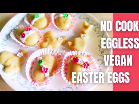 No Cook,Eggless & Vegan Easter Eggs Recipe|@akshatasrecipes |#eastereggs