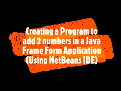 Creating A Java Frame Form Gui Program Adding Two Numbers