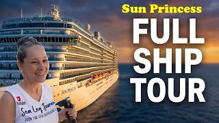 Sun Princess Every Public Area Full Narrated Tour!