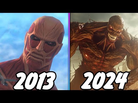 Evolution of Attack on Titan (2013 - 2024)