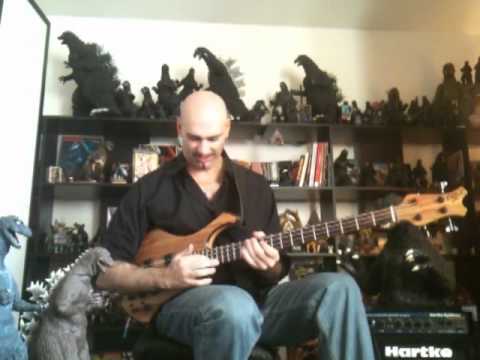 Godzilla themes on bass by Paul Ranieri