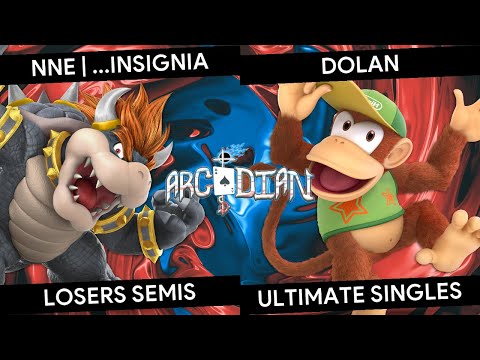 New England Ultimate Arcadian 2025 - NNE | ...Insignia (Bowser) vs Dolan (Diddy Kong) - Losers Semis