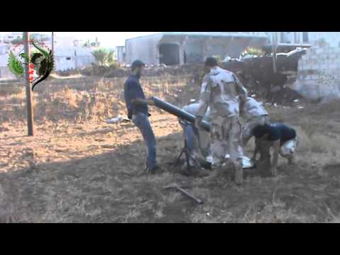 استهداف قوات النظام في منطقة بعرين في ريف حماة بواسطة قذائف الهاون من قبل لواء ألب الدين أرسلان