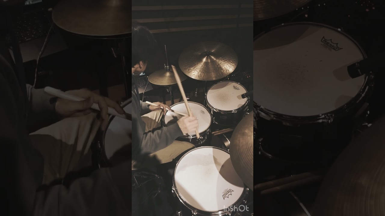 ワインテイスティング番組のテーマのていで曲を作ってみました😅『Black Glass』　　なので、凄く普通な感じの曲です。 #jazz #jazzdrums