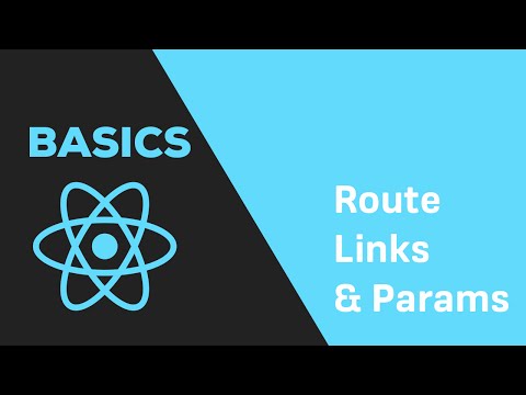 ReactJS Basics 16 React Router Navigation Parameters