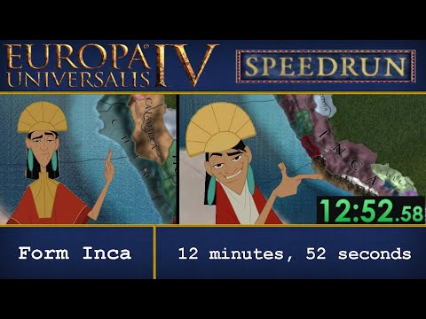 [WR] EU4 Speedrun (RTA NS5) - Form Inca, in 12 minutes, 52 seconds, as Cusco