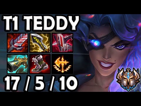 T1 Teddy SAMIRA ADC vs KAISA - Patch 10.25 Ranked Korea ✅