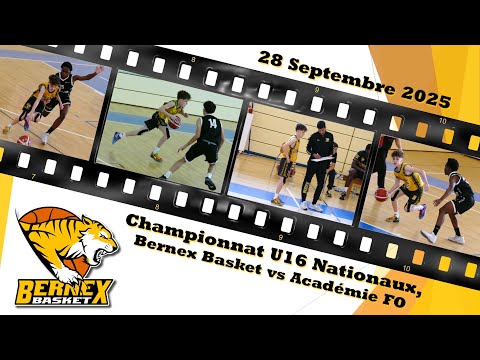 Match U16 Nationaux contre Académie FO (Fribourg), 28 septembre 2025, Full Highlights Tyler HALBERT