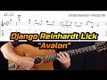 Avalon Django Reinhardt D7 Lick - Gypsy Jazz Guitar Lesson - Manouche Tutorial Free Tab