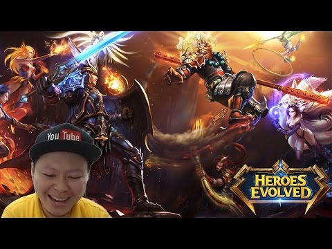 A Fun MOBA Game !! Heroes Evolved Gameplay Introduction