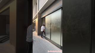 ชุดประตูบานเลื่อนพร้อมช่องแสงข้างแบบสลิม