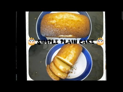 Soft Plain Cake | Cooking With Azra