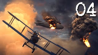 Fighting German Zeppelin Blimps | Hard + No HUD | Battlefield 1