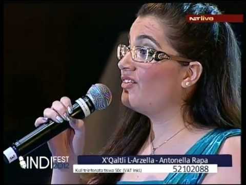 KKI 2012 (Talent Zaghzugh) - Antonella Rapa - X'qaltli l-Arzella