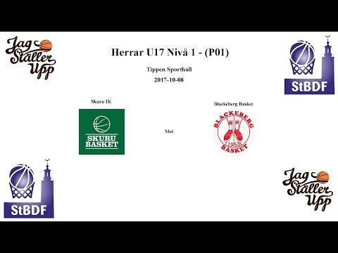 Skuru Basket (P01) mot Blackeberg Basket - 2017-10-08
