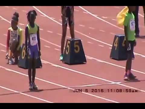 andiann joseph wins 80m @ juvenile champs 2016