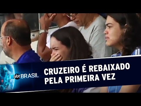 Cruzeiro é rebaixado para Série B do Brasileirão pela primeira vez | SBT Brasil (09/12/19)