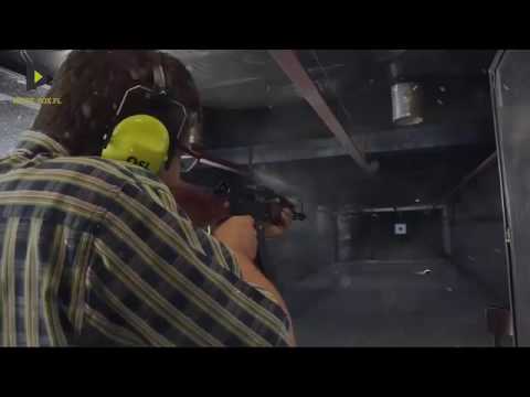 Zbigniew Stonoga strzela z ak-47 w rytmie hymnu Hajsowników.