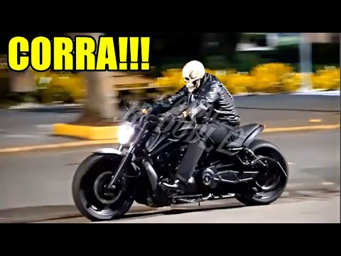 PEGADINHA: Motoqueiro Fantasma no Rio de Janeiro - Ghost Rider Pranks