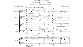 Eric Whitacre - The Seal Lullaby (Sheet music video)
