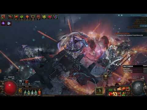Quad Beyond 20% Delirious T16 Cemetery - Cyclone/Shockwave Occultist [3.17]