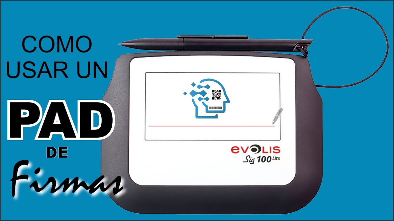 Como Instalar un PAD de Firmas Evolis Sig 100 Lite para Firmar Documentos o Credenciales de PVC