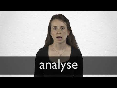 English Translation of “ANALYSE”