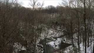 preview picture of video 'Cleveland and Pittsburgh Railroad Bridge (Bedford, Ohio)'