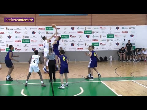 U12M - FC BARCELONA vs REAL MADRID - 3/4 Pto. Torneo Internacional La Roda 2019 (BasketCantera.TV)
