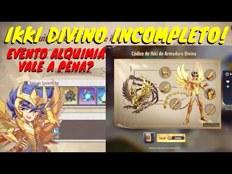 CLOTH REPAIR DO IKKI DIVINO CHEGOU INCOMPLETO E NOVO EVENTO ALQUIMIA! SAINT SEIYA AWAKENING!!