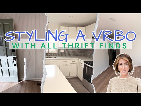 DECORATING A VRBO IN A RALPH LAUREN AESTHETIC - ALL THRIFTED | DECORATING A WHOLE HOUSE WITH THRIFT
