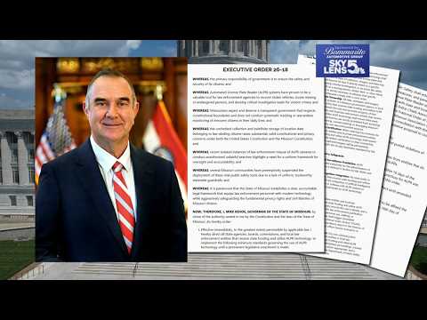 Video: Kehoe signs order limiting ALPR data retention to 30 days